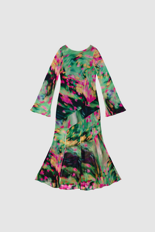 The Wolf Gang Giselle Maxi Dress - Verde Blur