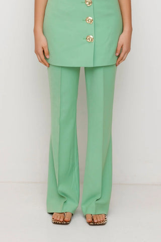 The Wolf Gang Irida Bootcut Pants - Sage