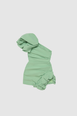 The Wolf Gang Octavia Mini Dress - Sage
