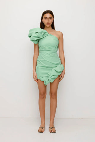 The Wolf Gang Octavia Mini Dress - Sage