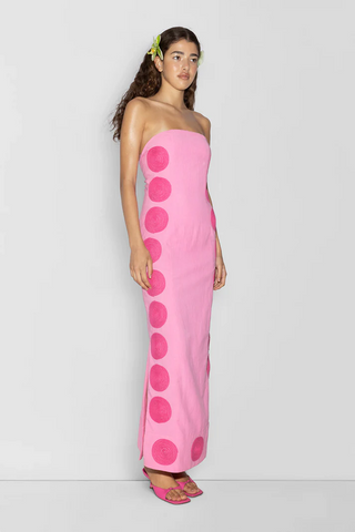 The Wolf Gang Filipa Embroidered Maxi Dress - Floss