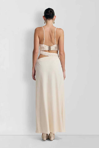 The Wolf Gang La Playa Maxi Dress - Ivory
