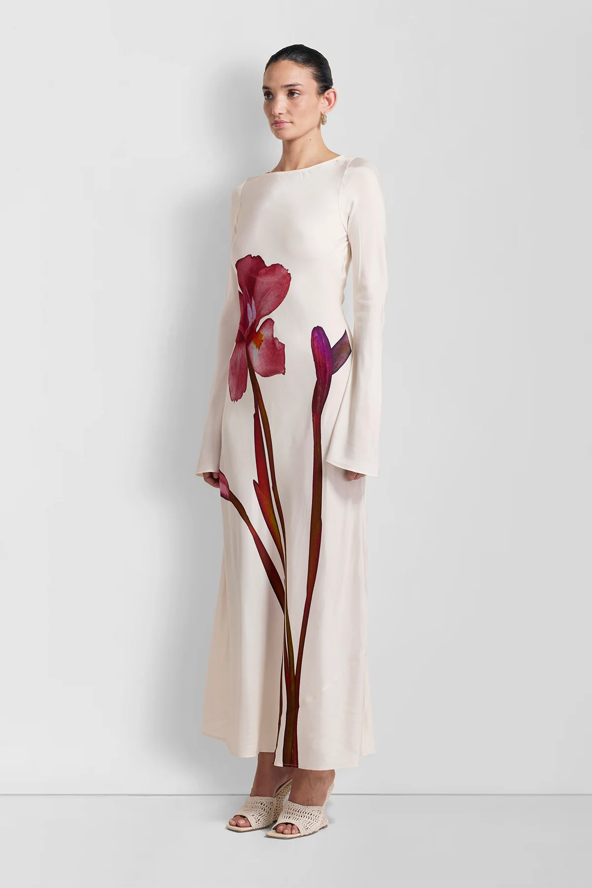 The Wolf Gang Thea Maxi Dress - Porcelain
