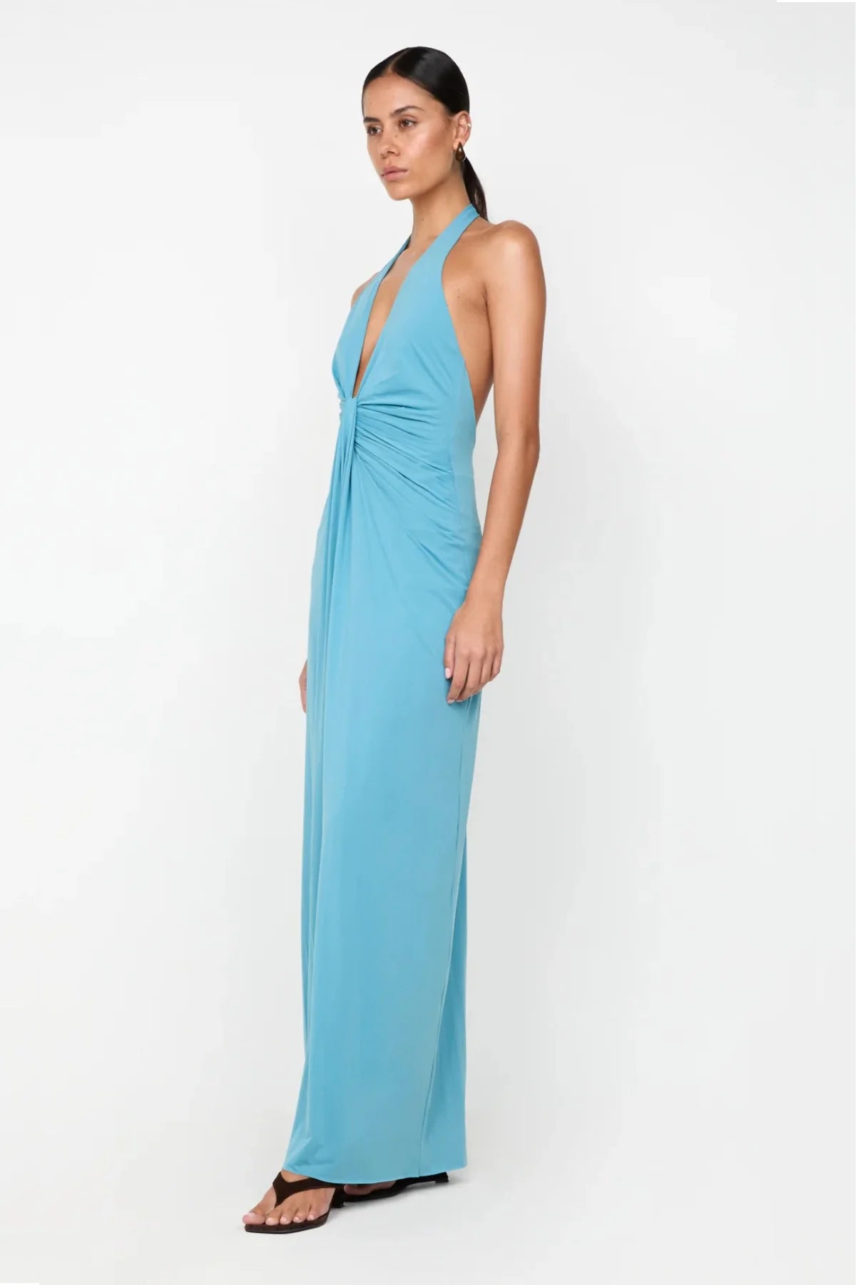 Bec & Bridge Tillie Drape Maxi Dress - Seafoam