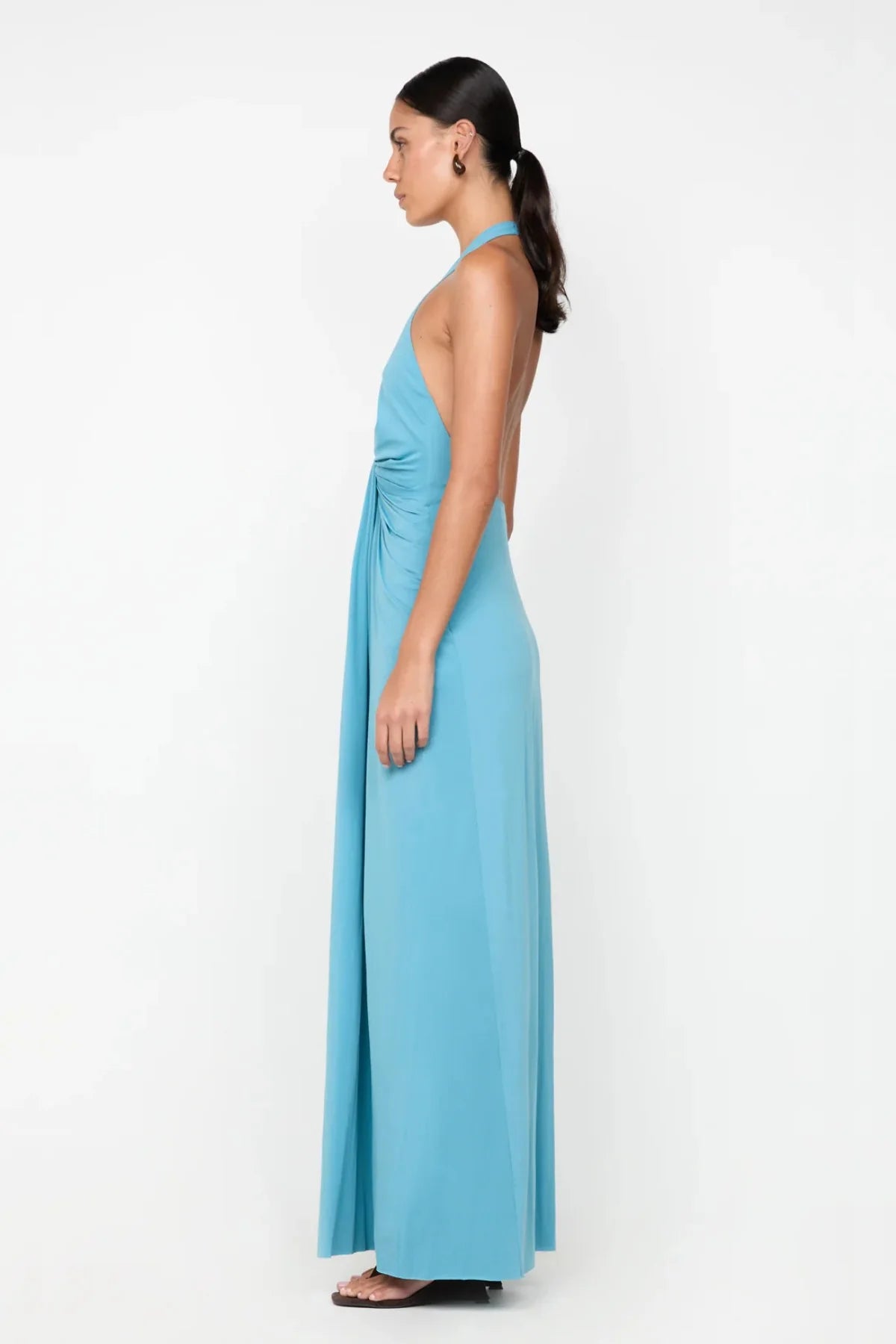 Bec & Bridge Tillie Drape Maxi Dress - Seafoam