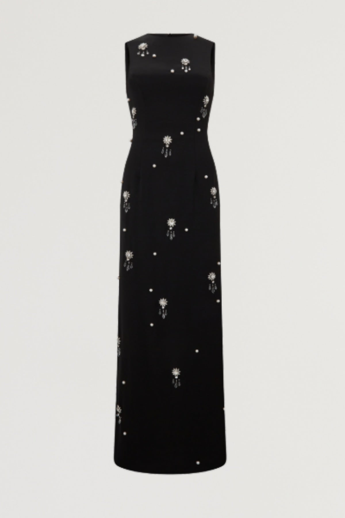 Odd Muse The Ultimate Muse Crystal Maxi Dress - Black