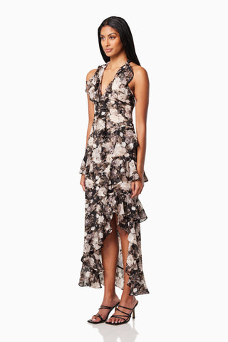 Elliatt Contribution Dress - Black White