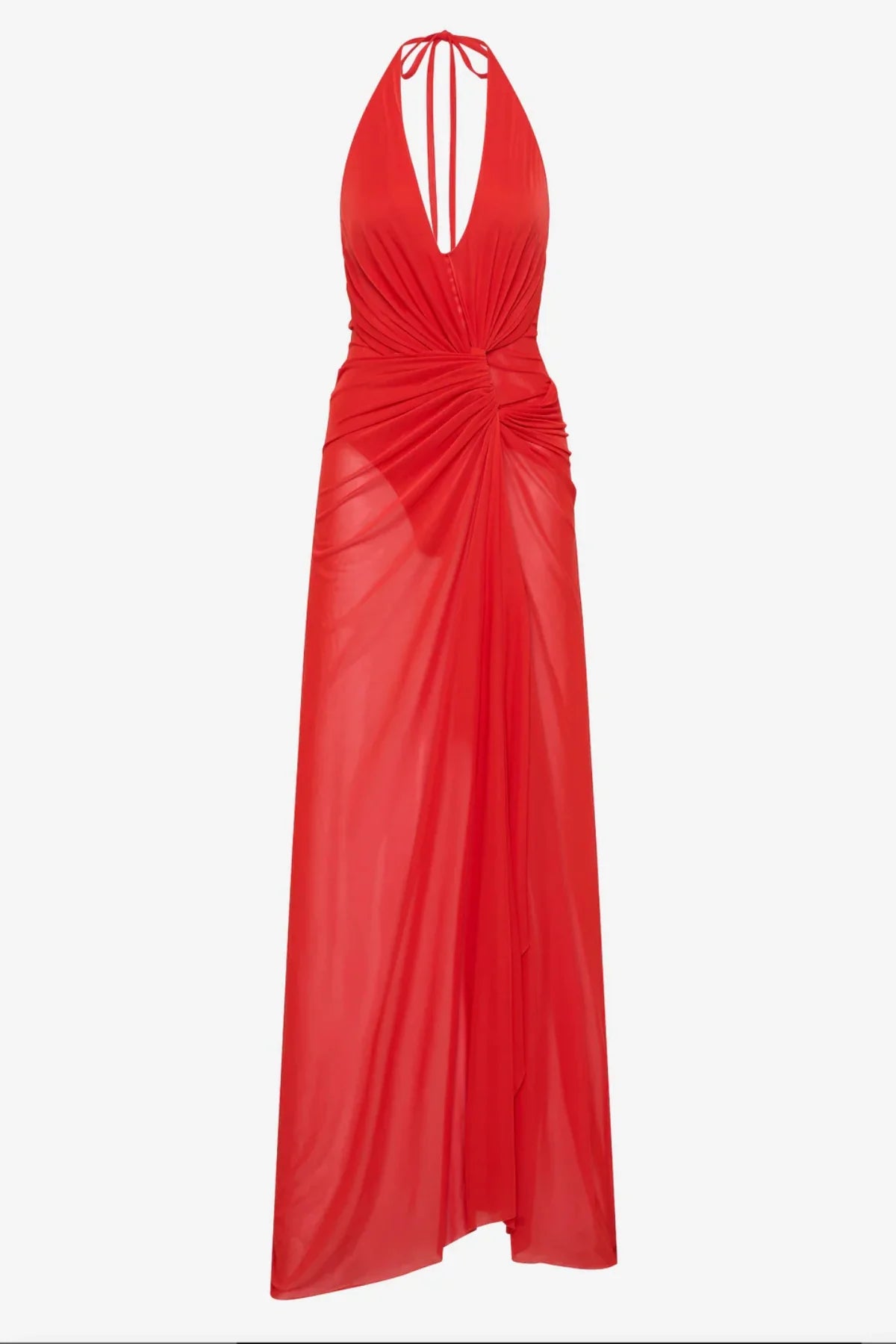 Bec & Bridge Xanthi V Neck Maxi Dress - Flame