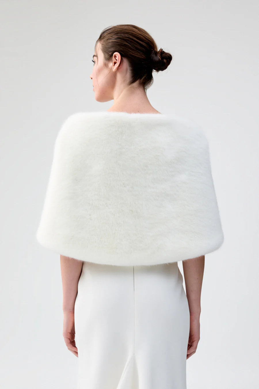 Unreal Fur Yasmine Wrap - Blanc