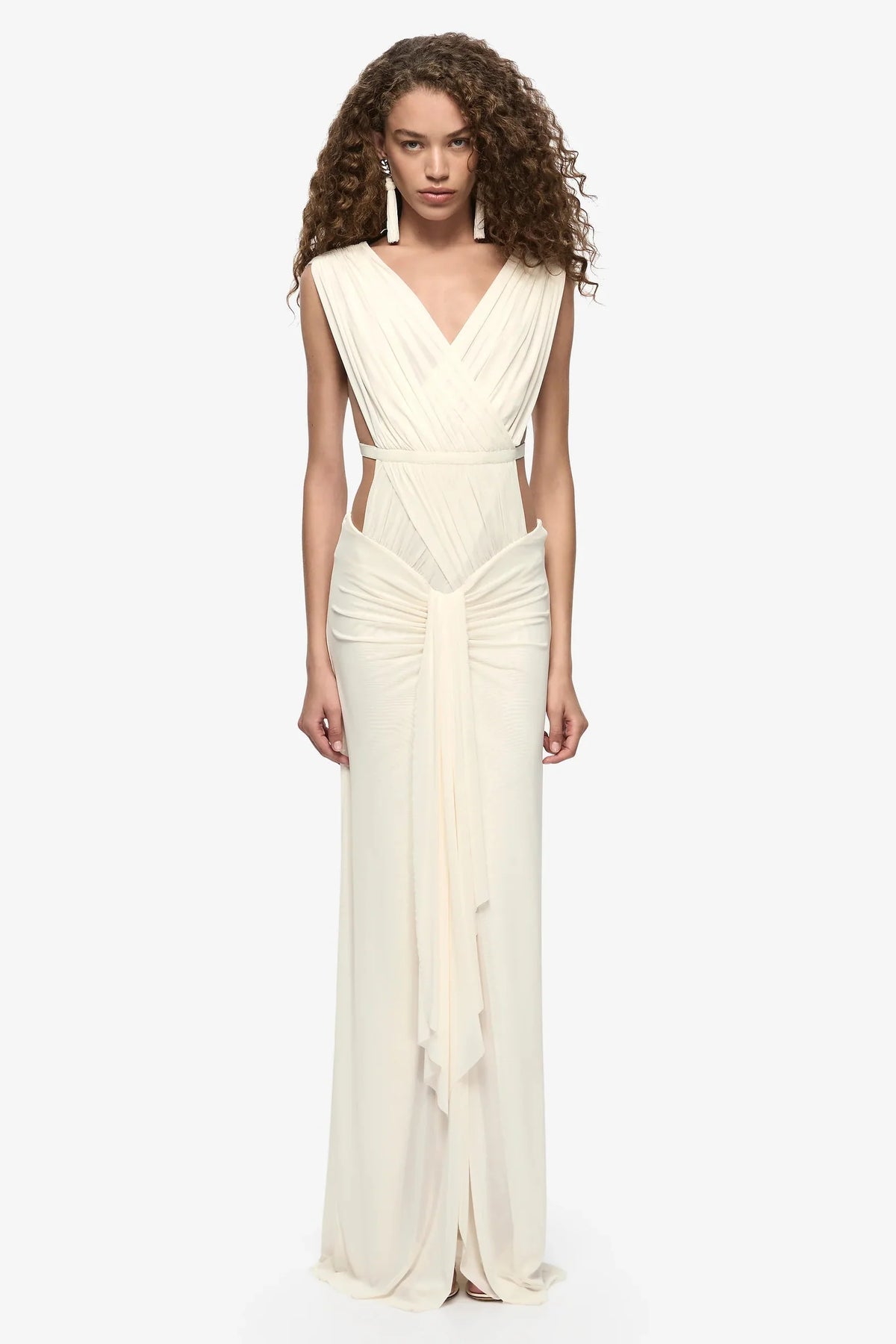 Bec & Bridge Anaya V Maxi Dress - Buttercream