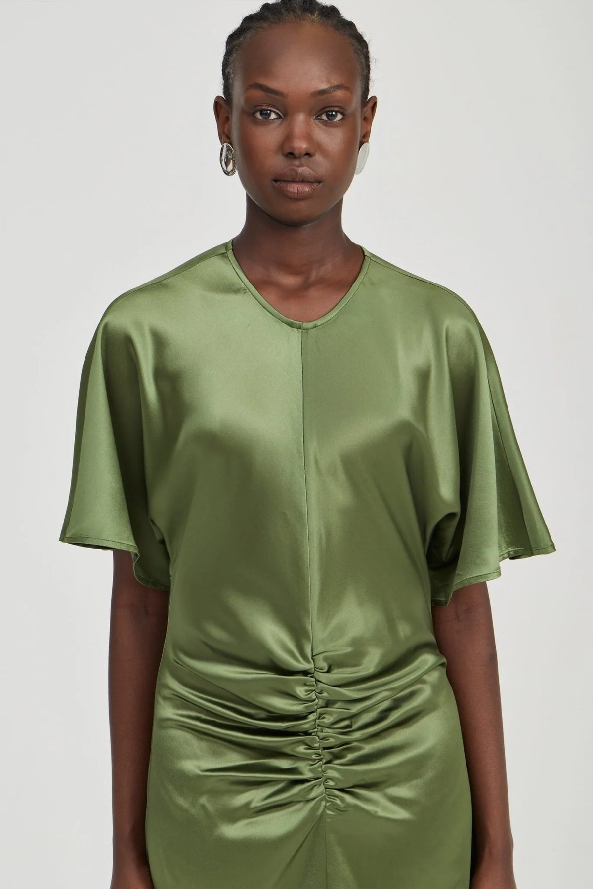 Third Form Anchored Floor Length Maxi Dress - Olive