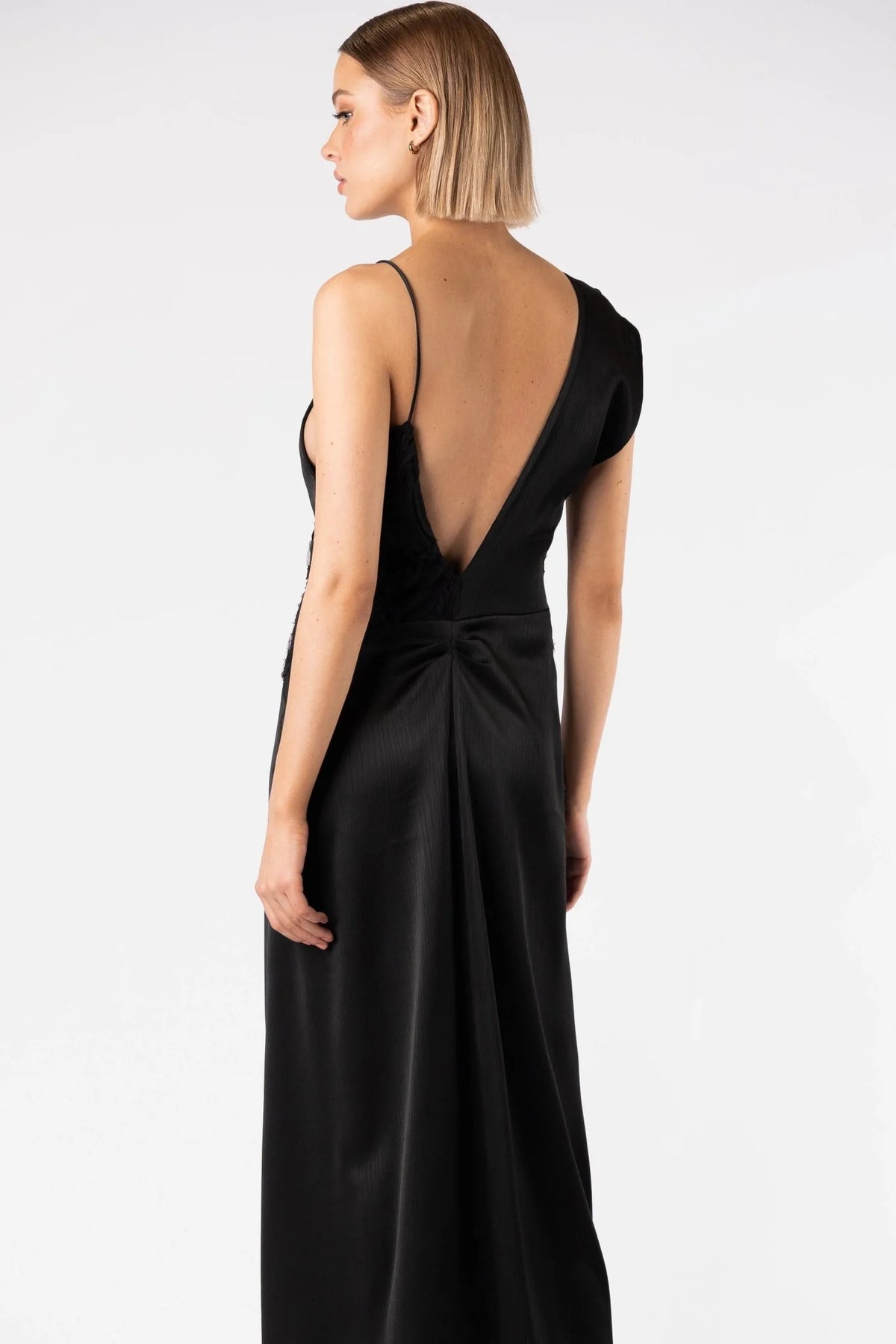 One Fell Swoop Angela Maxi Dress - Obsidian