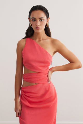 Lexi Aurea Dress - Flamingo