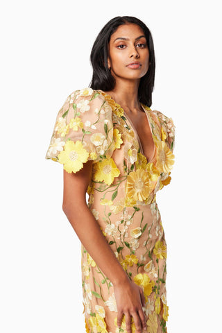 Elliatt Indie Dress - Yellow Multi