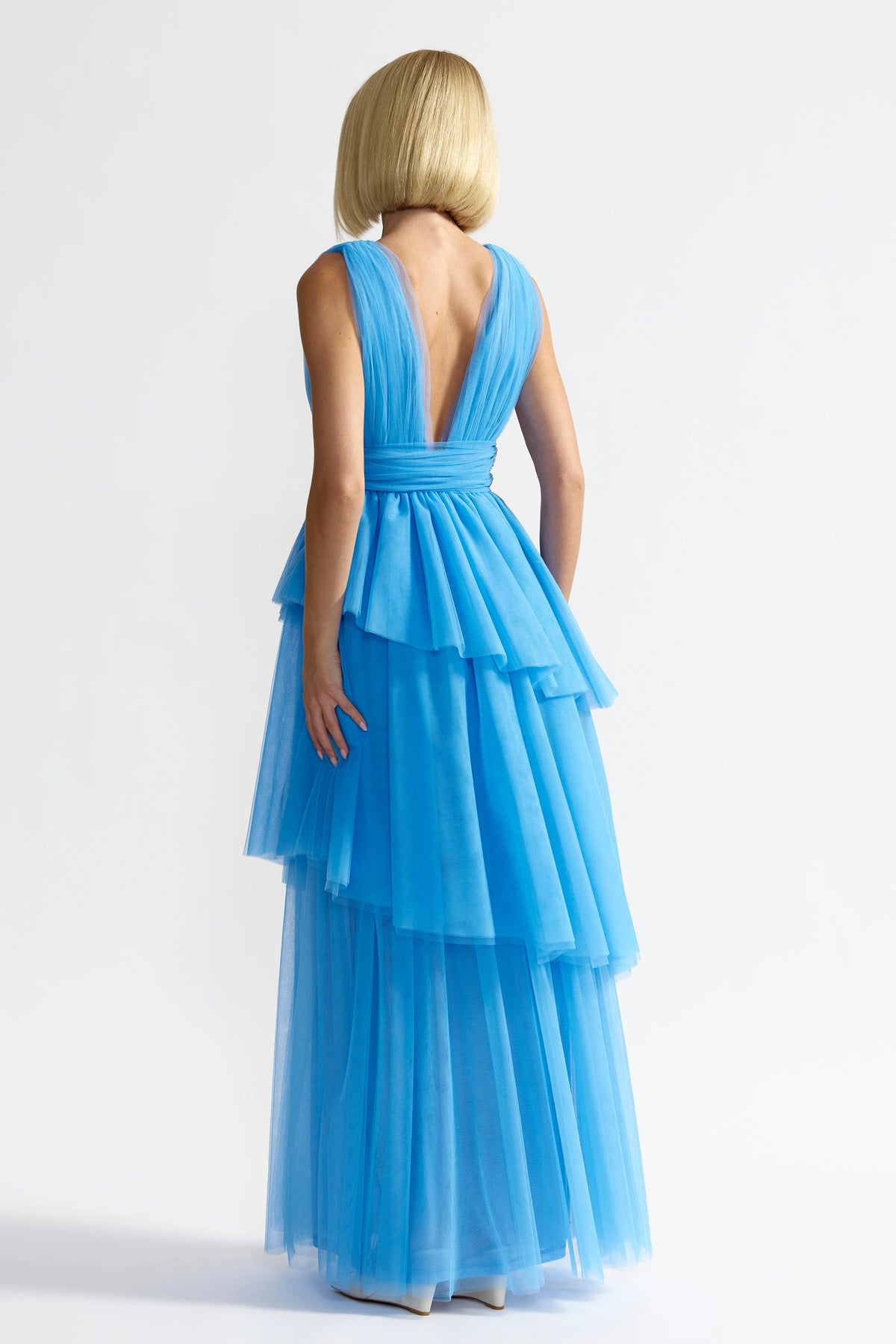 Lexi Romeo Dress - Sky Blue