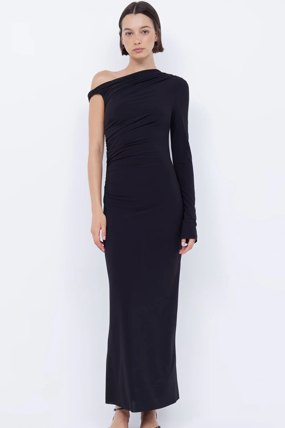 bec and bridge ana midi dress ARIVEN ASYM MIDI DRESS