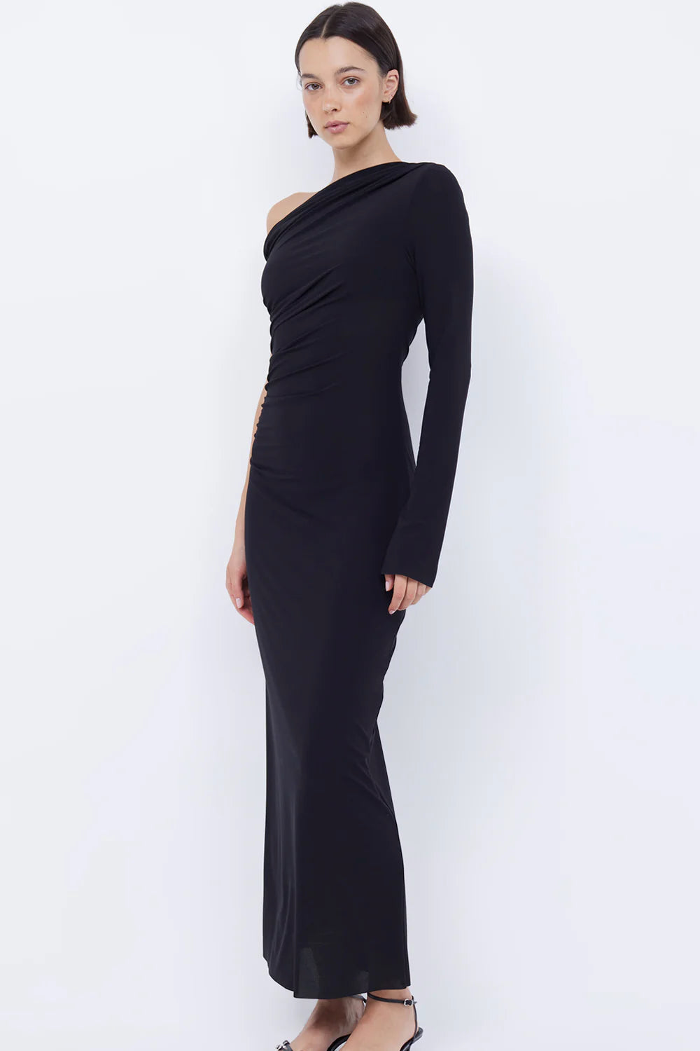 Bec & Bridge Nabila Asym Midi Dress - Black