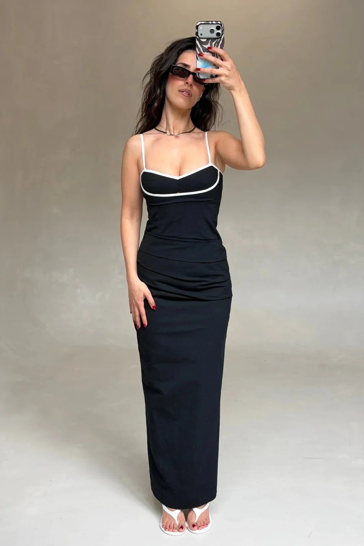 Sovere Britta Dress - Black/Chalk