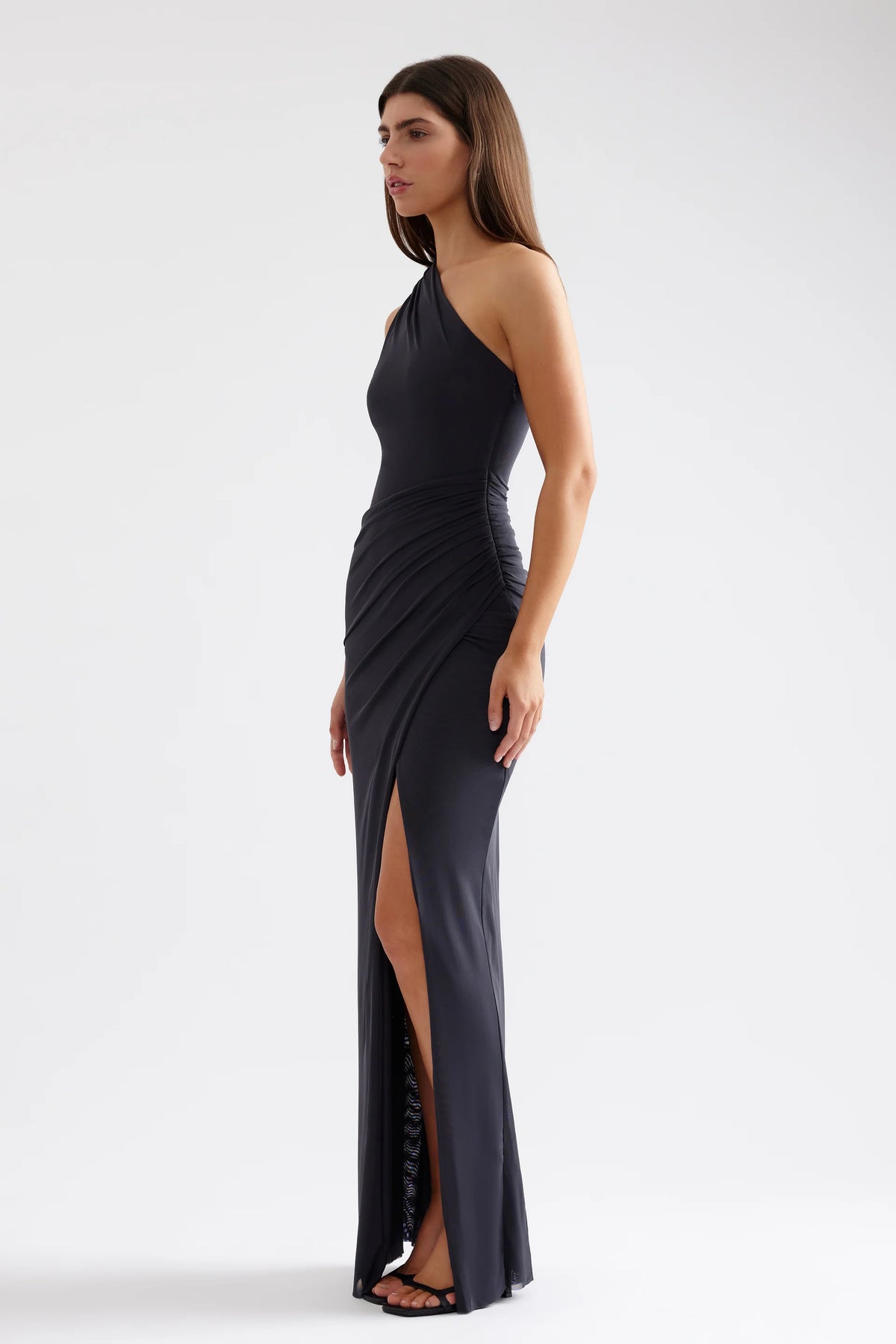 Lexi Viola Dress - Charcoal