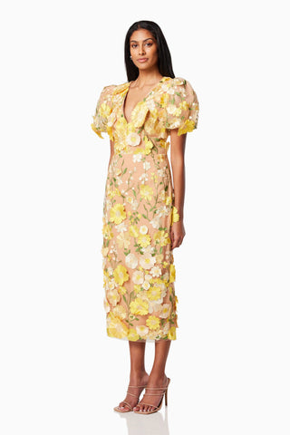 Elliatt Indie Dress - Yellow Multi