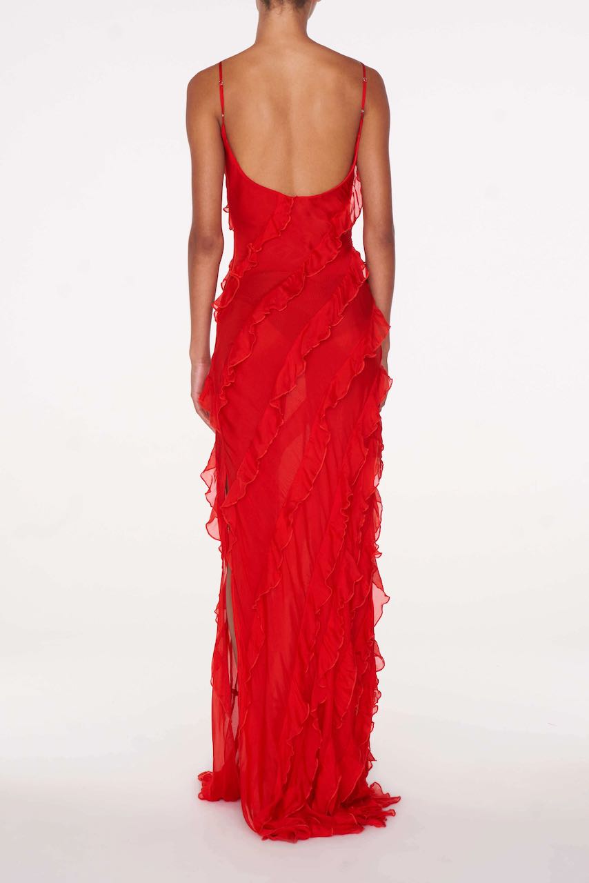 rat and boa cecelia dress red Rat and Boa Cecelia Dress