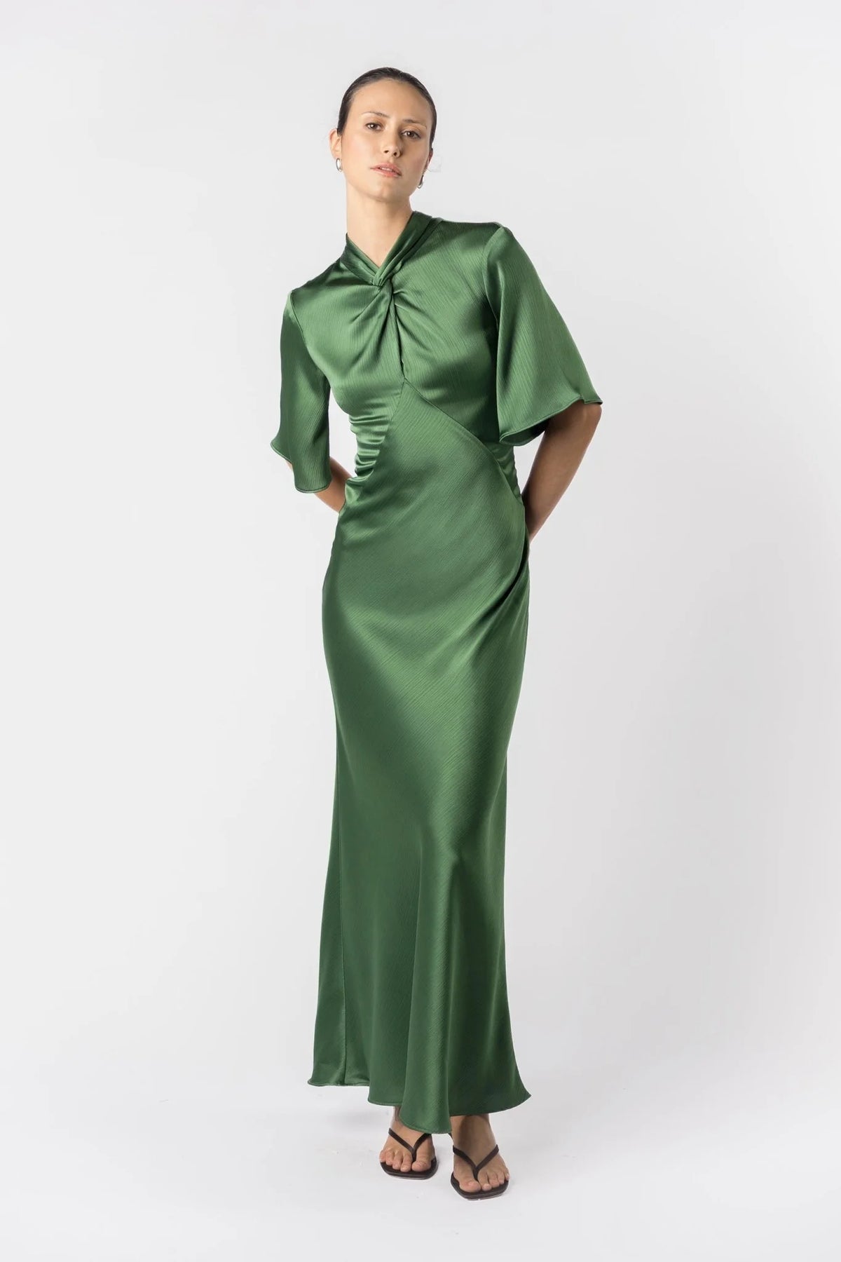 One Fell Swoop Claret Dress - Matilda