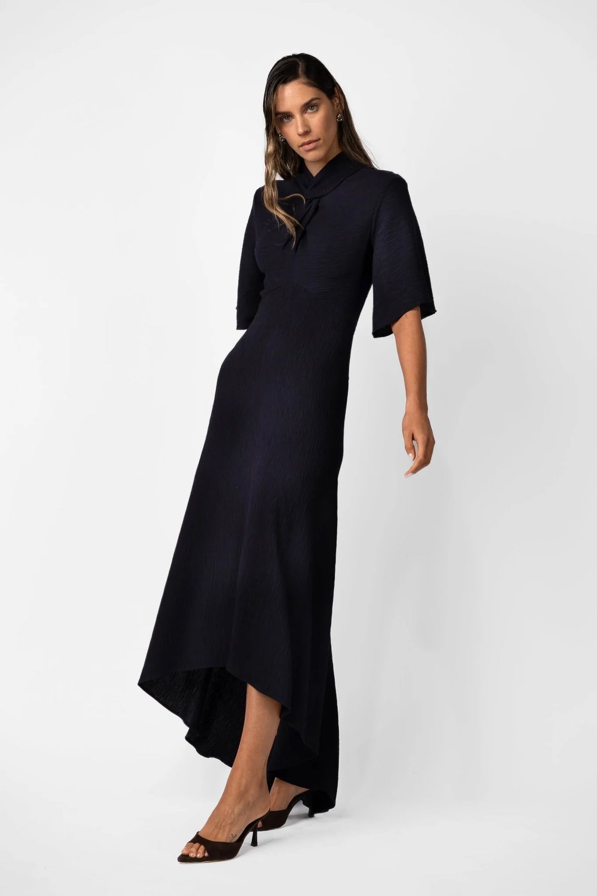 One Fell Swoop Clarion Bell Sleeve Maxi - Nocturne