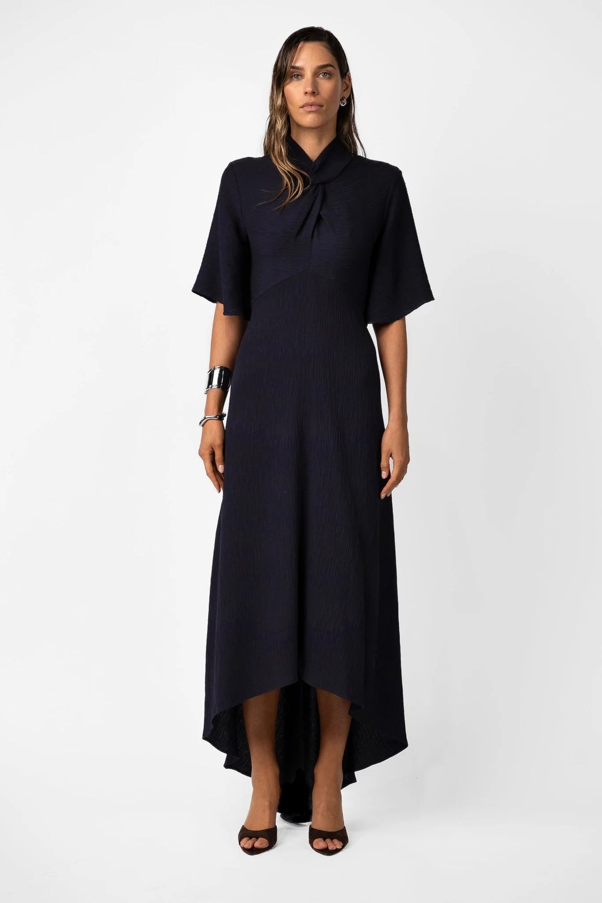 One Fell Swoop Clarion Bell Sleeve Maxi - Nocturne