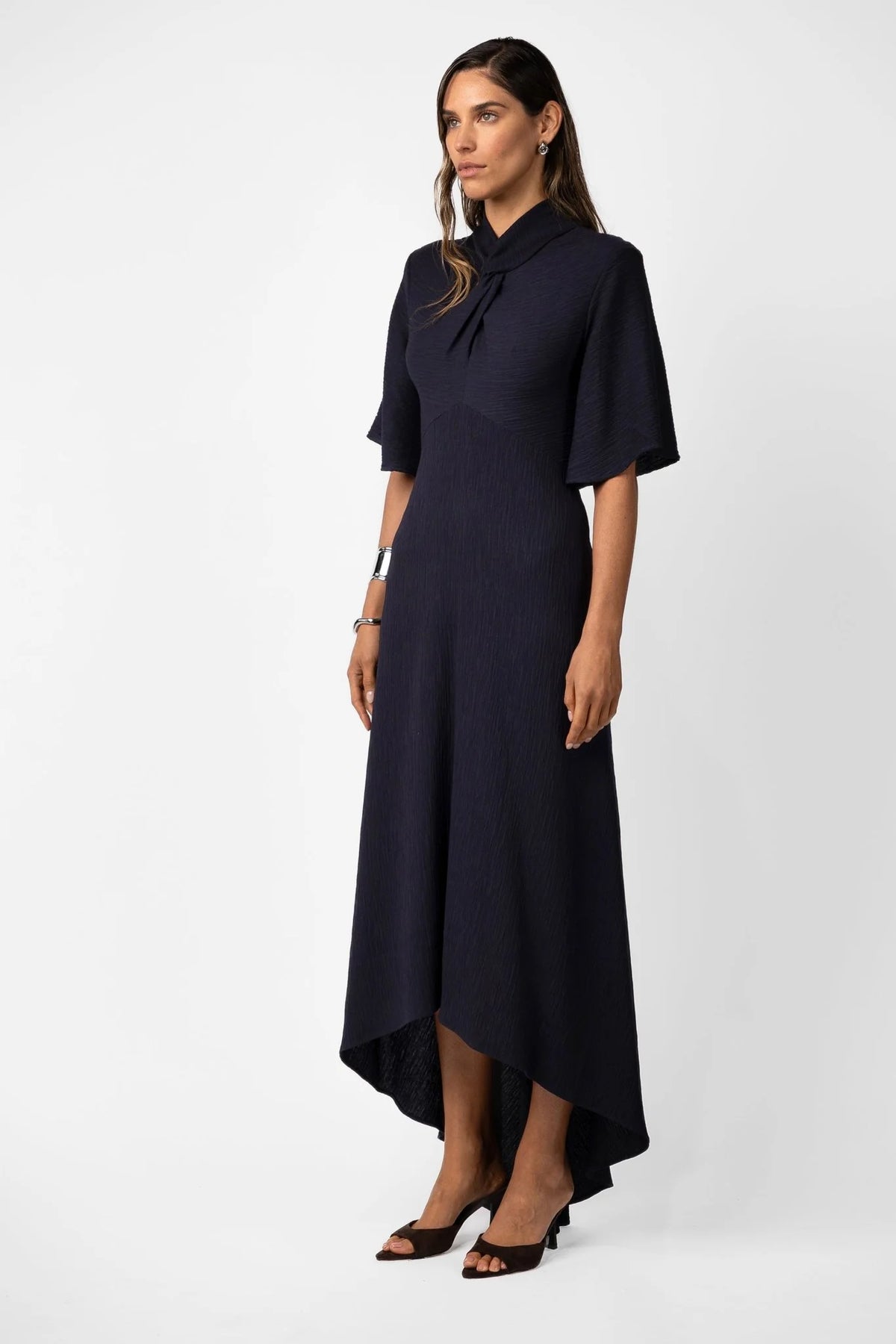 One Fell Swoop Clarion Bell Sleeve Maxi - Nocturne