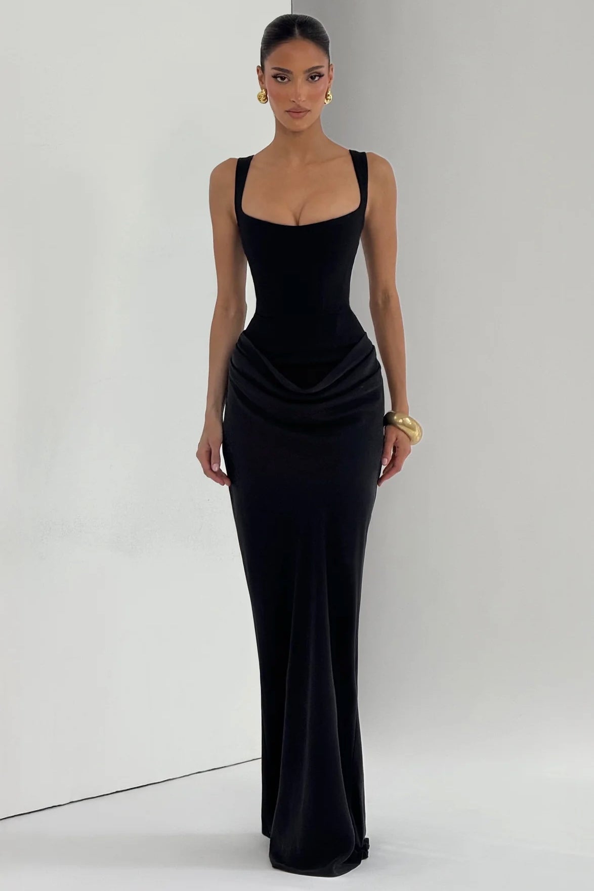 Babyboo Cornelia Maxi Dress - Black