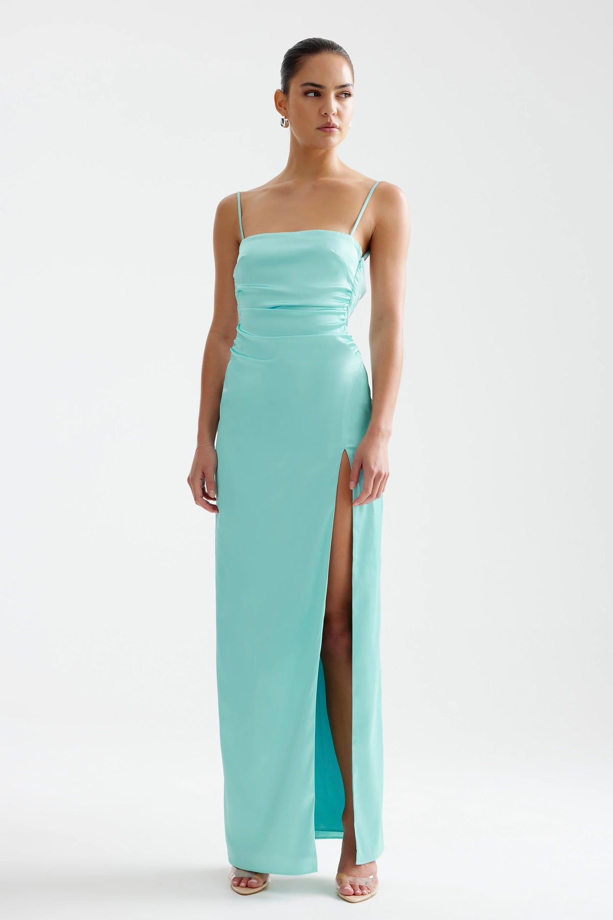 Lexi Kiri Dress - Aqua - Dress Hire AU Lexi Kiri Dress - Aqua - Dress Hire AU