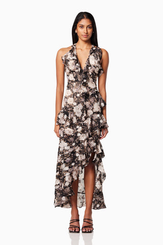 Elliatt Contribution Dress - Black White
