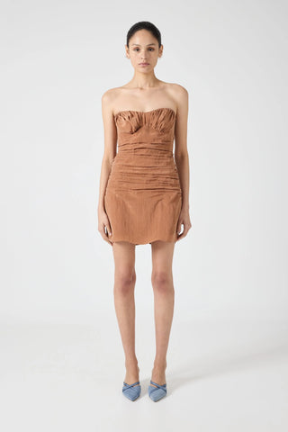 Third Form Eclipse Mini Dress - Rust
