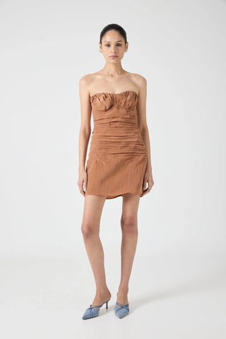 Third Form Eclipse Mini Dress - Rust