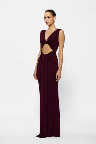 Effie Kats Faith Dress - Black Cherry