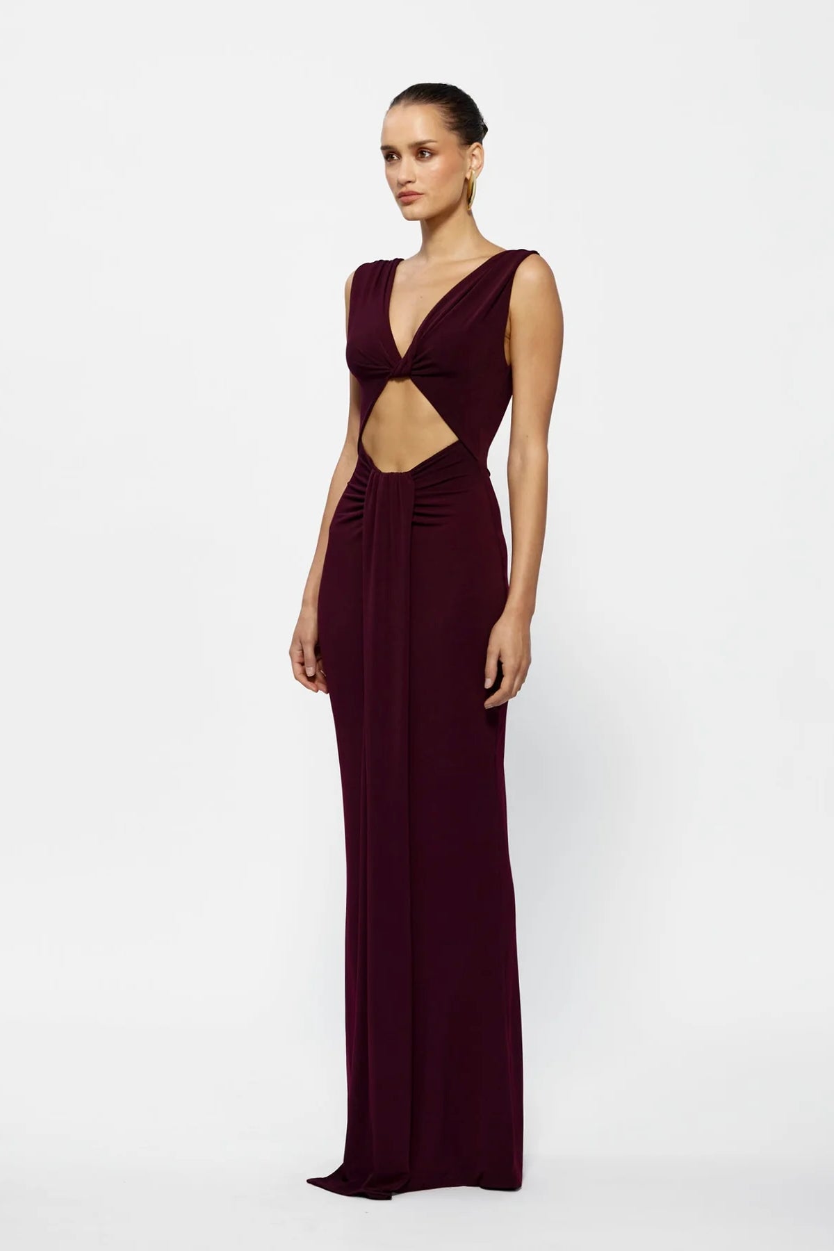 Effie Kats Faith Dress - Black Cherry - Dress Hire AU Effie Kats Faith Dress - Black Cherry - Dress Hire AU