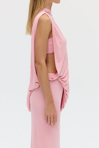 Third Form Fall Away Floor Length Dress - Bloom