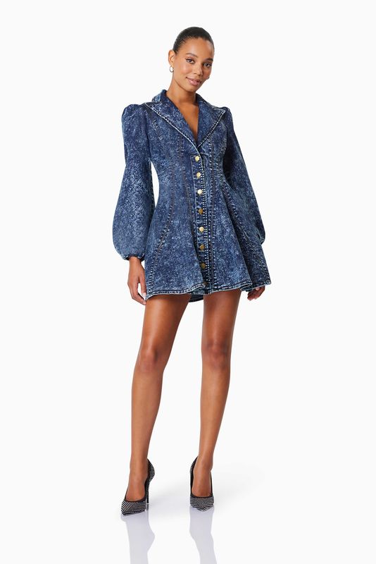 Elliatt Camila Day Dress - Blue