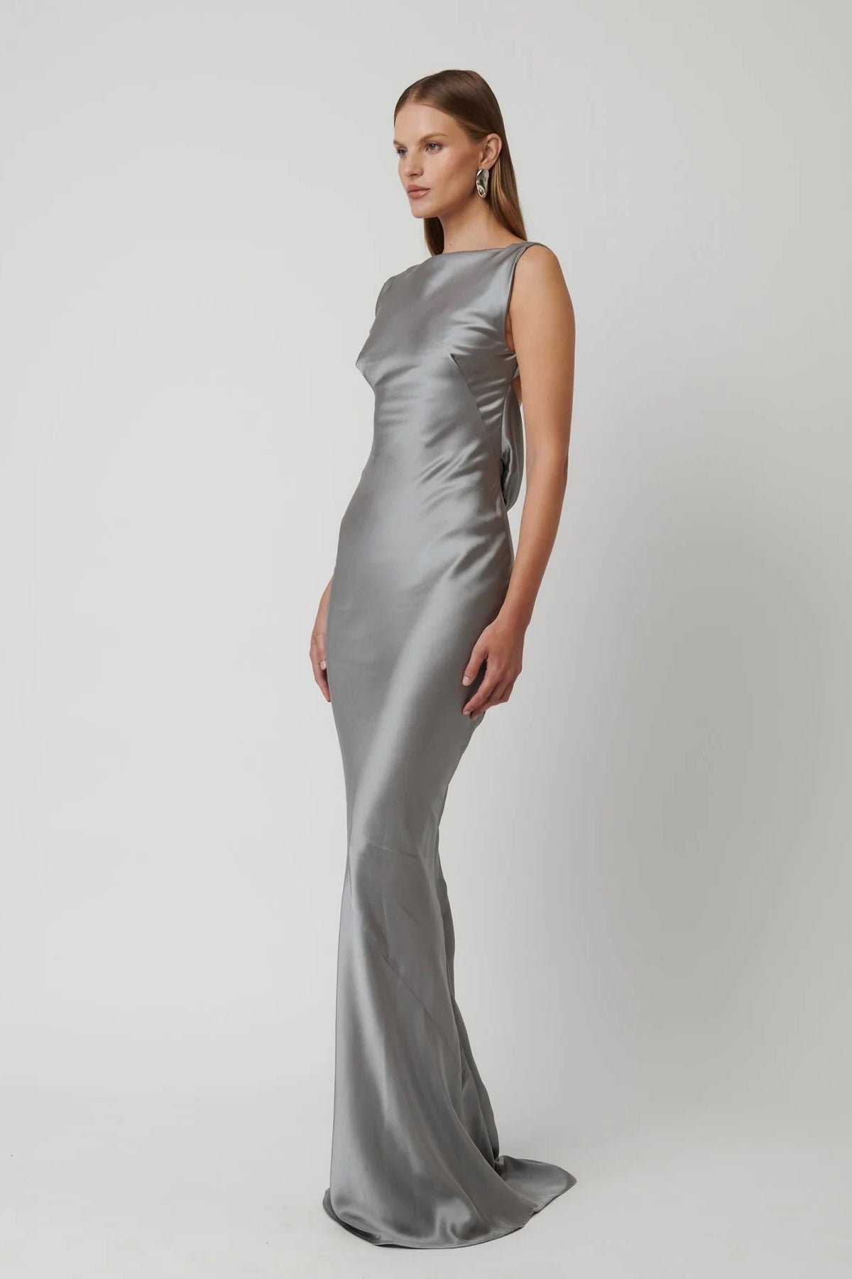 Effie Kats Karolina Gown - Platinum