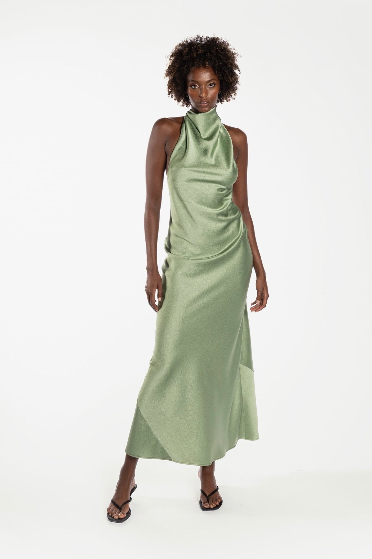 one fell swoop green dress One Fell Swoop "Francis" Maxi Dress Your Secret Closet