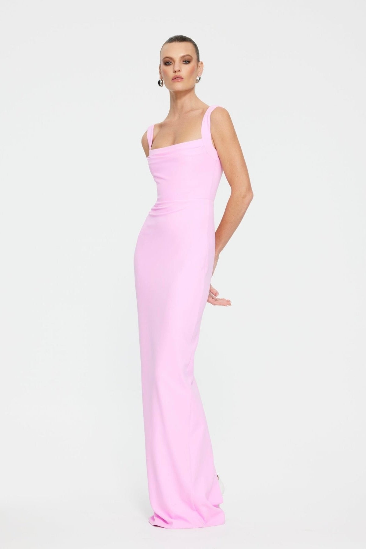 Effie Kats Marbella Gown - Taffy Pink