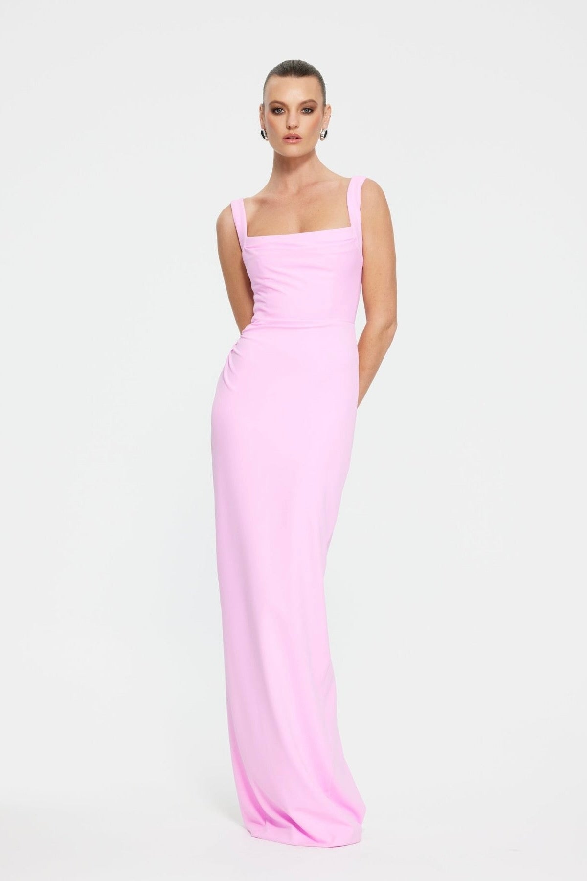 Effie Kats Marbella Gown - Taffy Pink