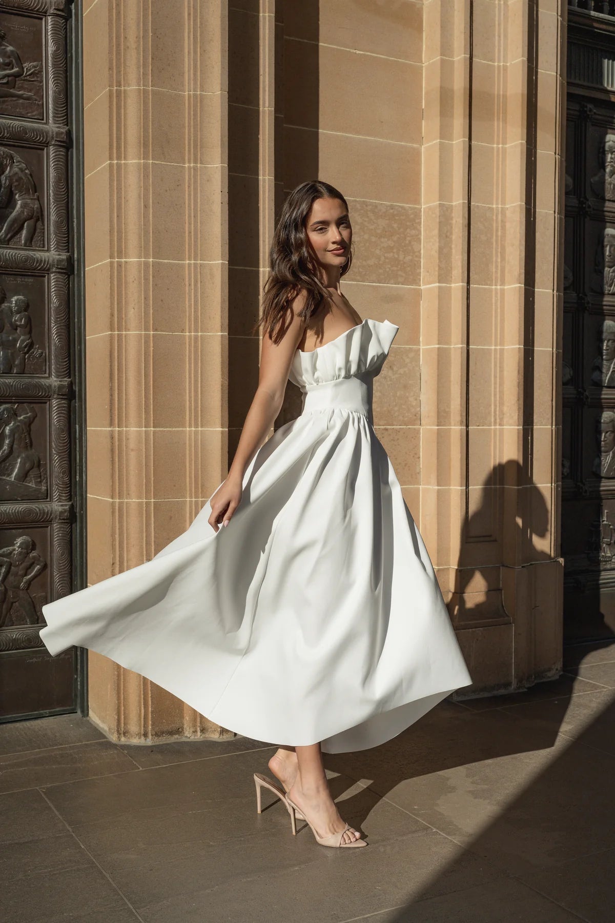 Elliatt Laurel Dress - White