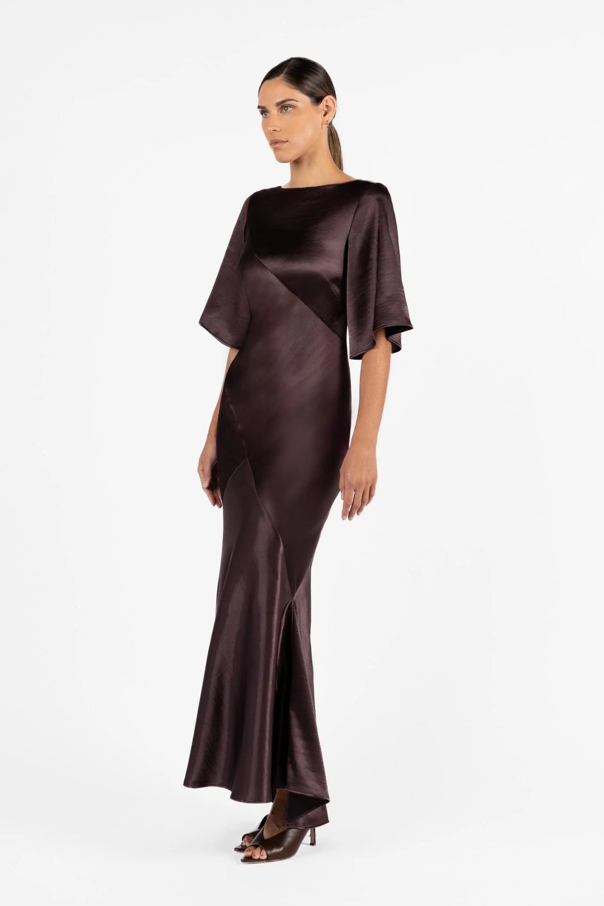 One Fell Swoop Moni Gown - Aubergine