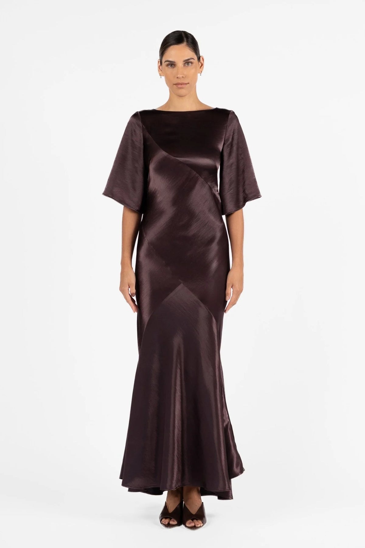 One Fell Swoop Moni Gown - Aubergine