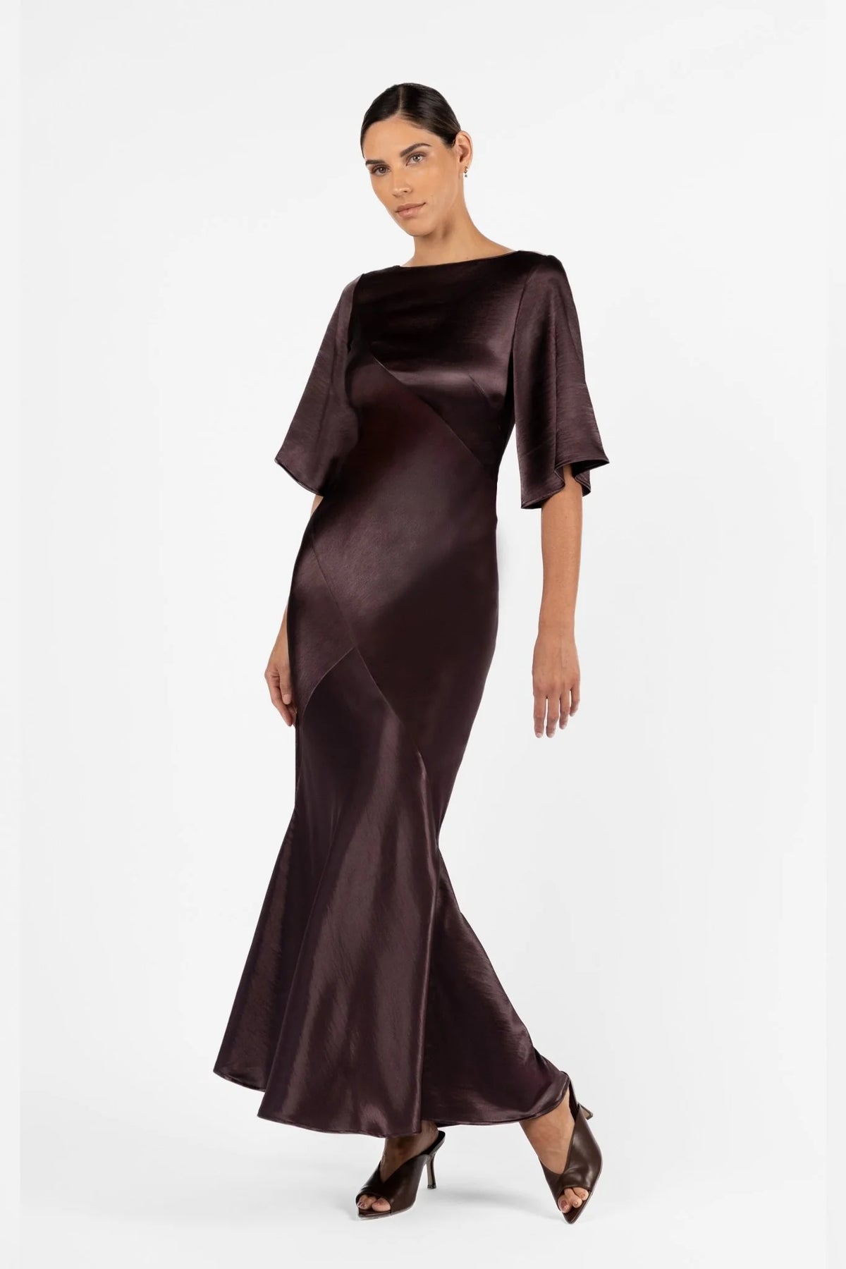 One Fell Swoop Moni Gown - Aubergine