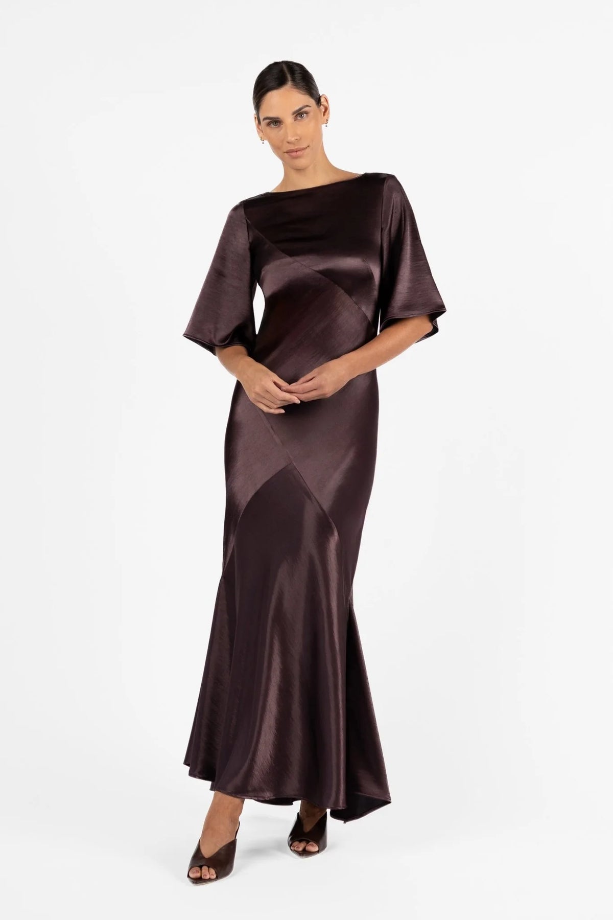 One Fell Swoop Moni Gown - Aubergine