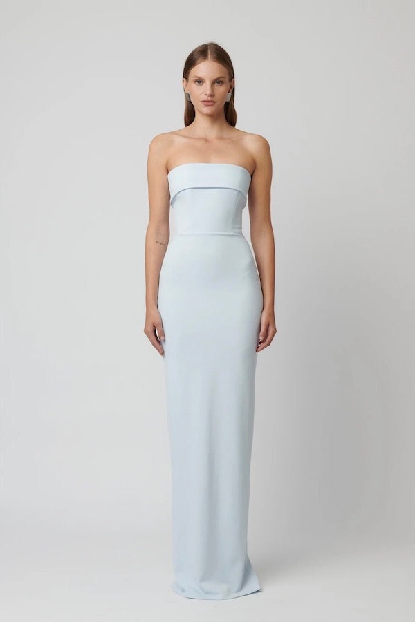 Effie Kats Monroe Gown - Ice Blue