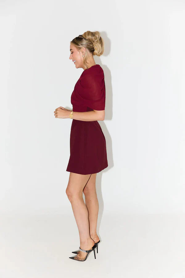 odd muse the ultimate muse gathered mini dress Odd Muse | Gathered Mini Dress