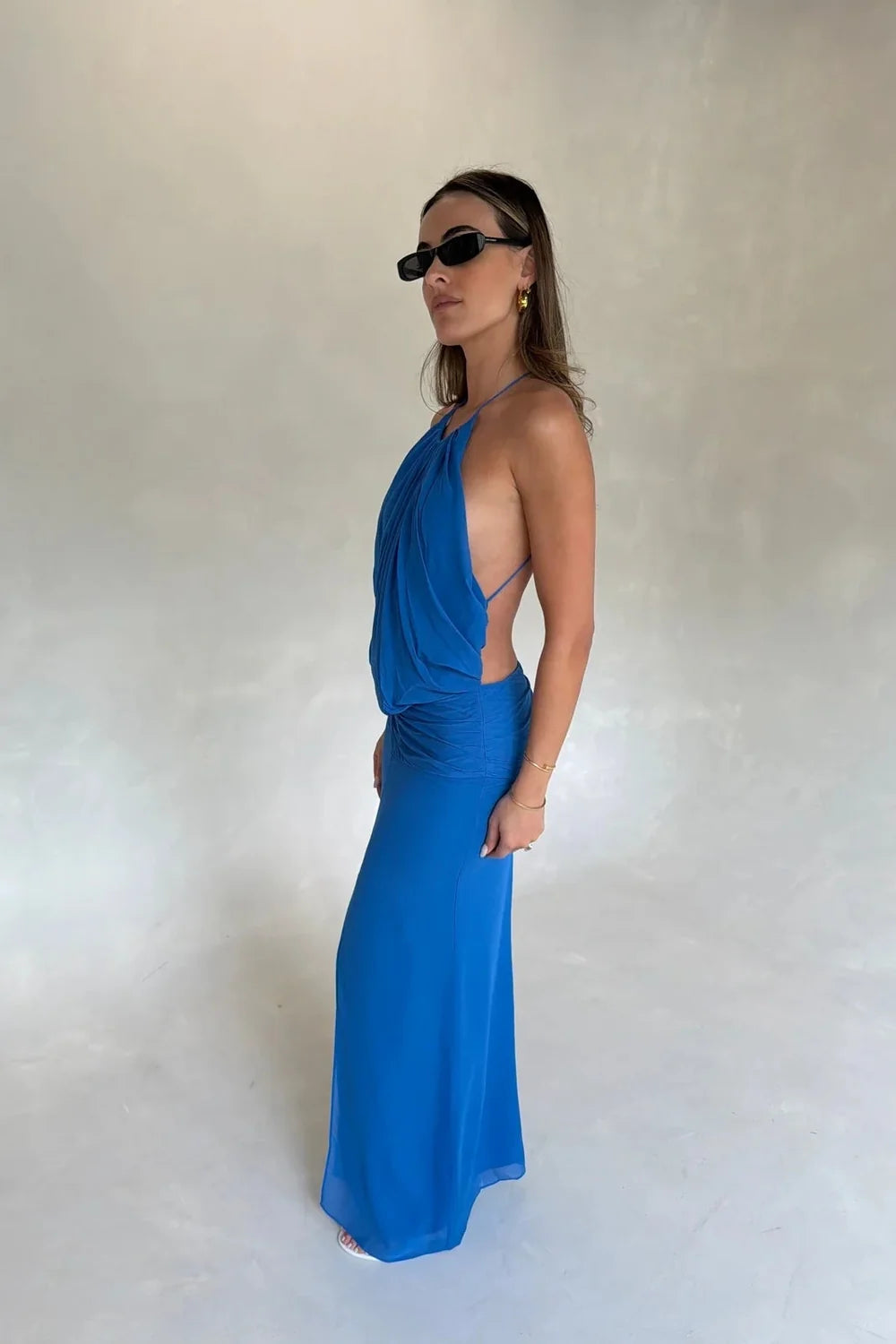 Bec & Bridge Ophelia Maxi Dress - Santorini Blue